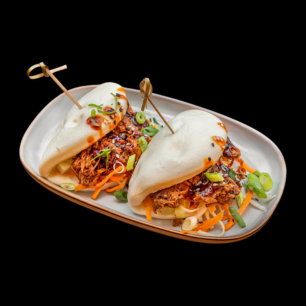 Bao buns Beef and Oyster Mushroms