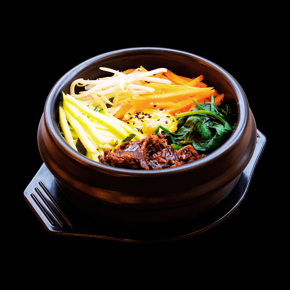 Bibimbap Bulgogi and Oyster mushroom